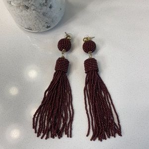 Dangle beaded earrings